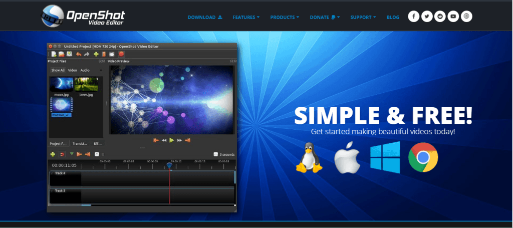 2-Free video editing software for students